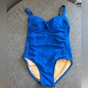 Chic Blue Women's One-Piece Swimsuit